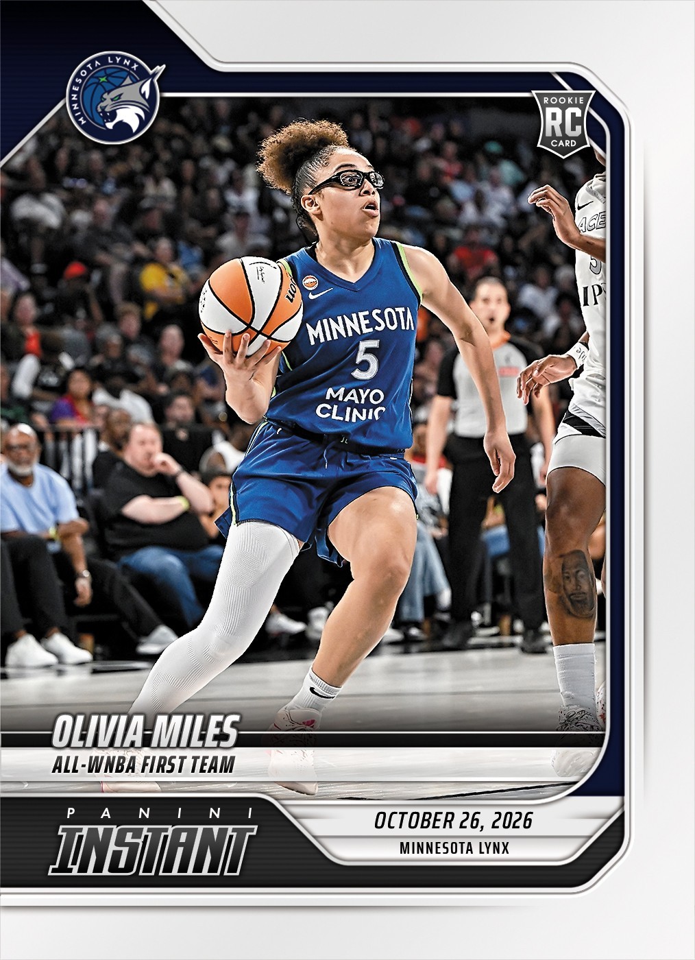 2026 Panini Instant WNBA #413 Olivia Miles Minnesota Lynx RC PRESALE