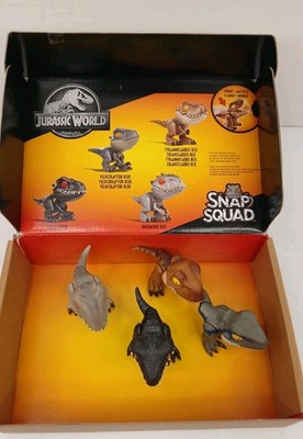 Mattel Toys Jurassic World Snap  Squad Lot Of 4