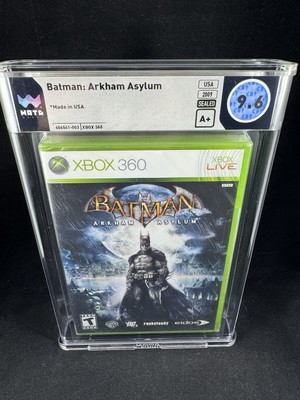 Batman Arkham Asylum WATA 9.6 A+ Sealed Xbox 360 Original Video Game! CGC vGA