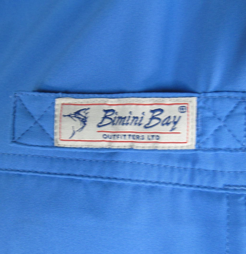 BIMINI BAY Mens M Button-down Short Sleeve Collared Fishing Shirt Cape Vented - Picture 3 of 7