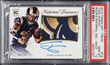 2015 Panini National Treasures Todd Gurley II #RMSR-TG Gold PSA 10