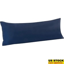 Microfiber Body Pillow Case Stain Resistant Envelope Closure Soft Bedding Decor