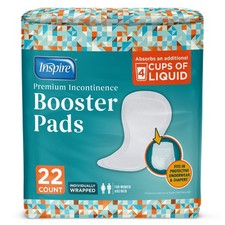 Inspire Ultra Absorbency Incontinence Booster Pads Absorbs Over 4 Cups f...
