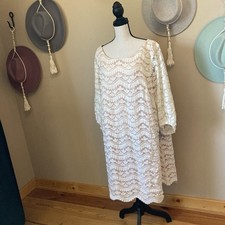 Eliza J Cream  Lace A-Line Dress 22W  NWT Wedding Cocktail Formal