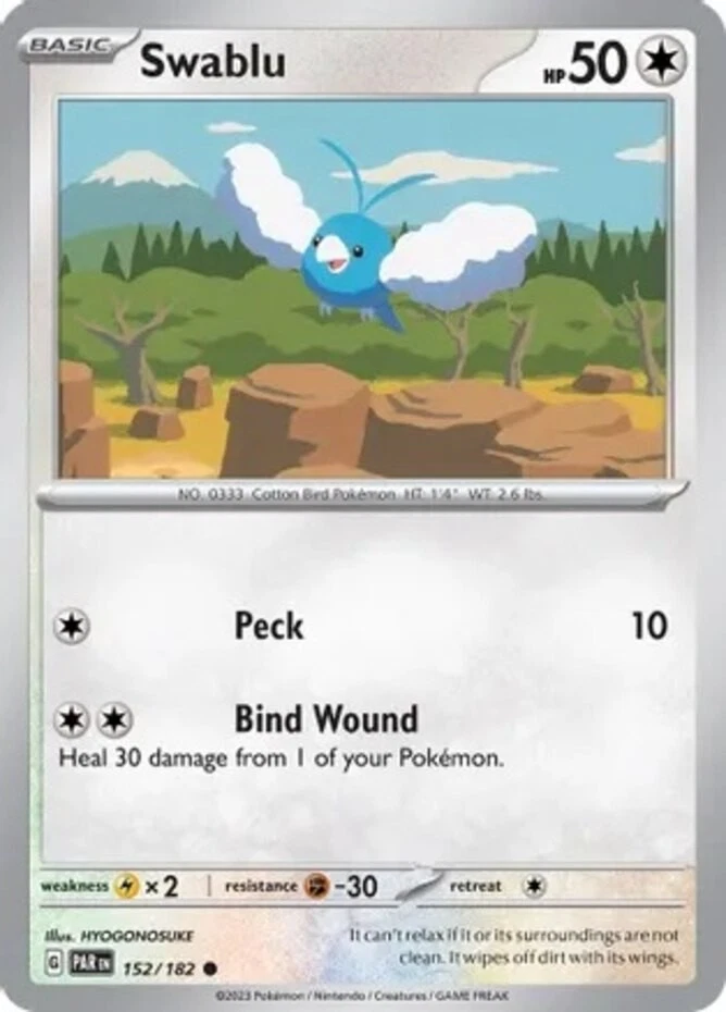 Swablu Pokémon TCG Cards for sale | eBay