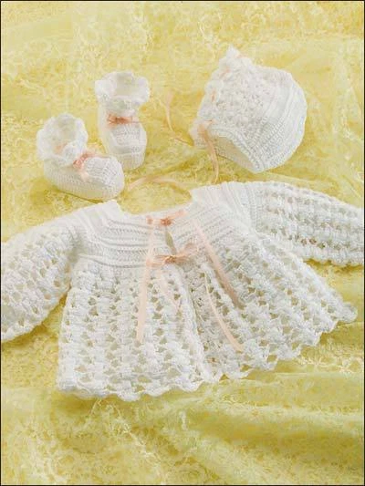 Beautiful Baby Boutique: crochet patterns for lacy baby dresses,sweaters 3-12 mo - Image 4 of 4