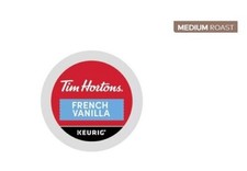 Tim Hortons French Vanilla Medium Roast Keurig Coffee K-cups