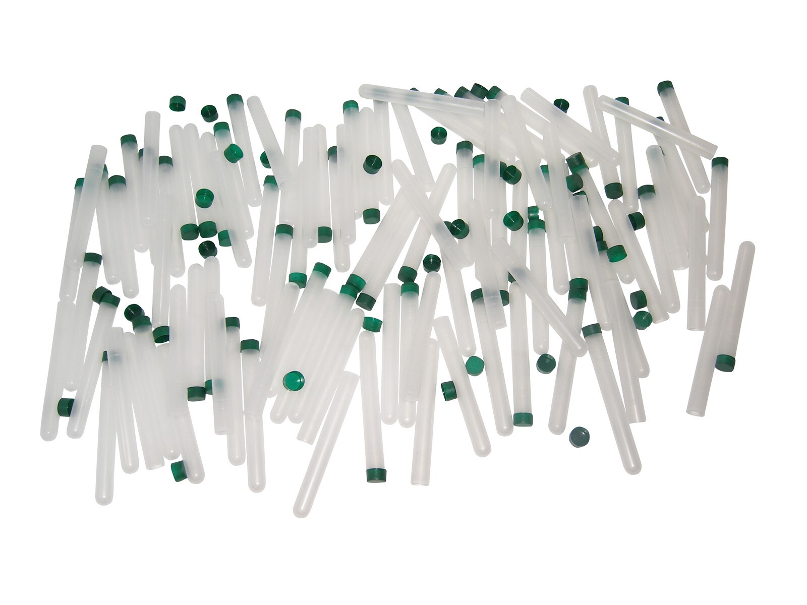 10 Round Stock Play Clear .68 Paintball Tubes + Caps 10 Pack .50 .43