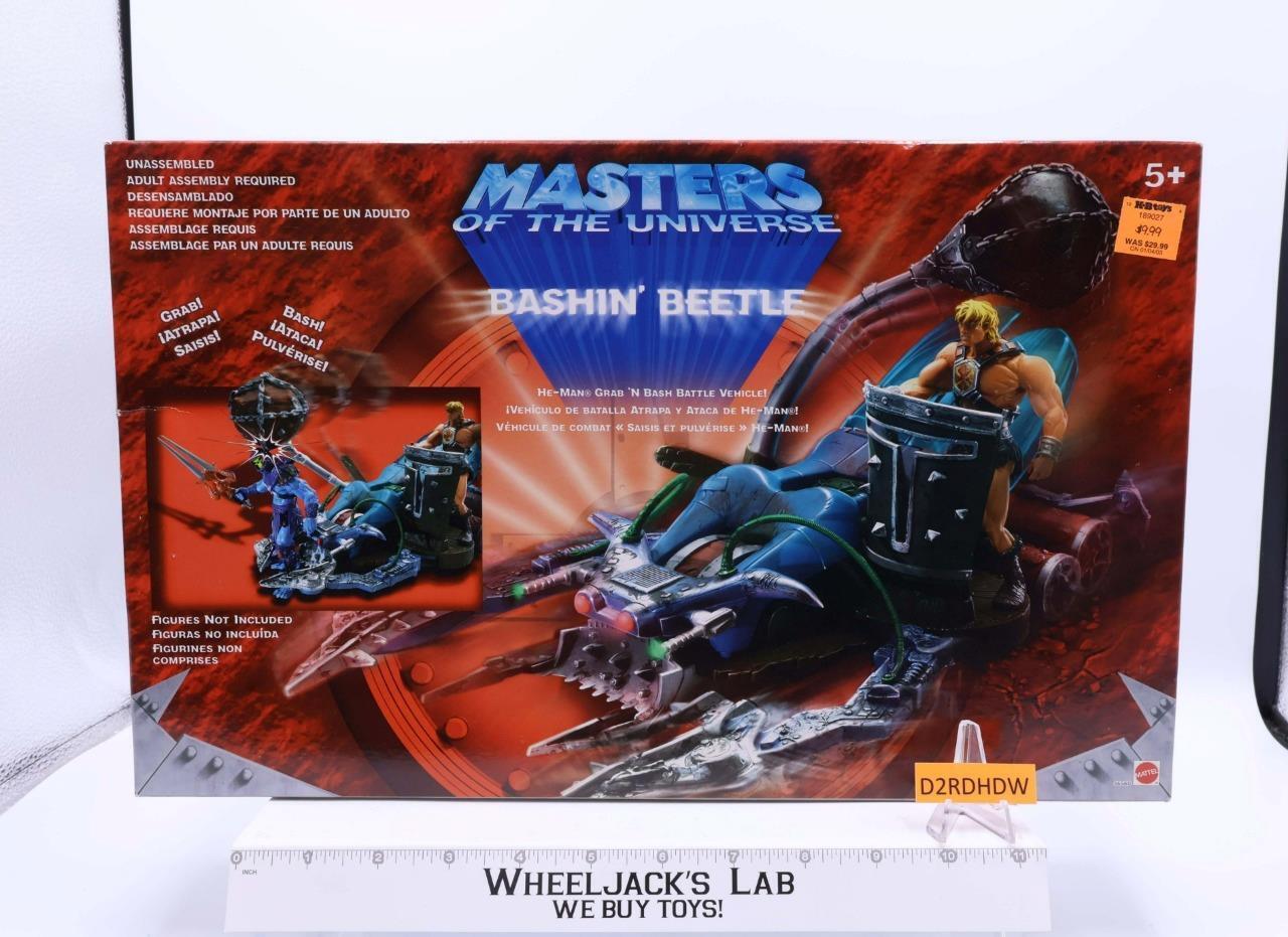 Bashin' Beetle He-Man 200x Masters of the Universe 2001 Mattel NEW MISB SEALED