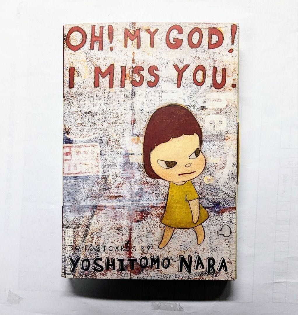 Yoshitomo Nara Oh! My God! I Miss You 30 Postcards Postcard