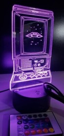 VECTREX 3D LED Acrylic Lighted Lamp 8 Colors+Remote (Show It Off)