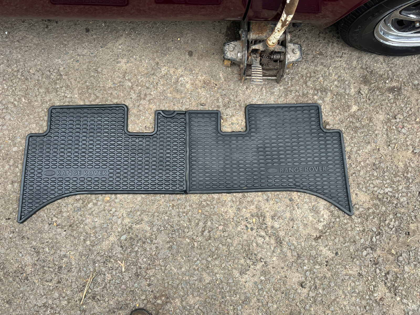 Land Rover Range Rover P38 Rear Rubber Floor Mats eBay