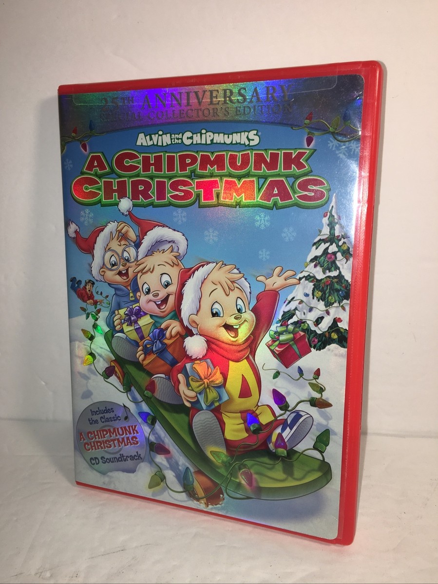 Alvin & the Chipmunks A Chipmunk Christmas DVD/CD 2006, 2