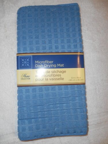 "Tapetes de secado de microfibra absorbentes de secado rápido azul M Collection 12X18"  - Imagen 1 de 2