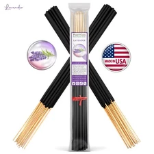 LAVENDER Incense Sticks 19" Jumbo Extra Large Bulk Handmade Hand Dipped