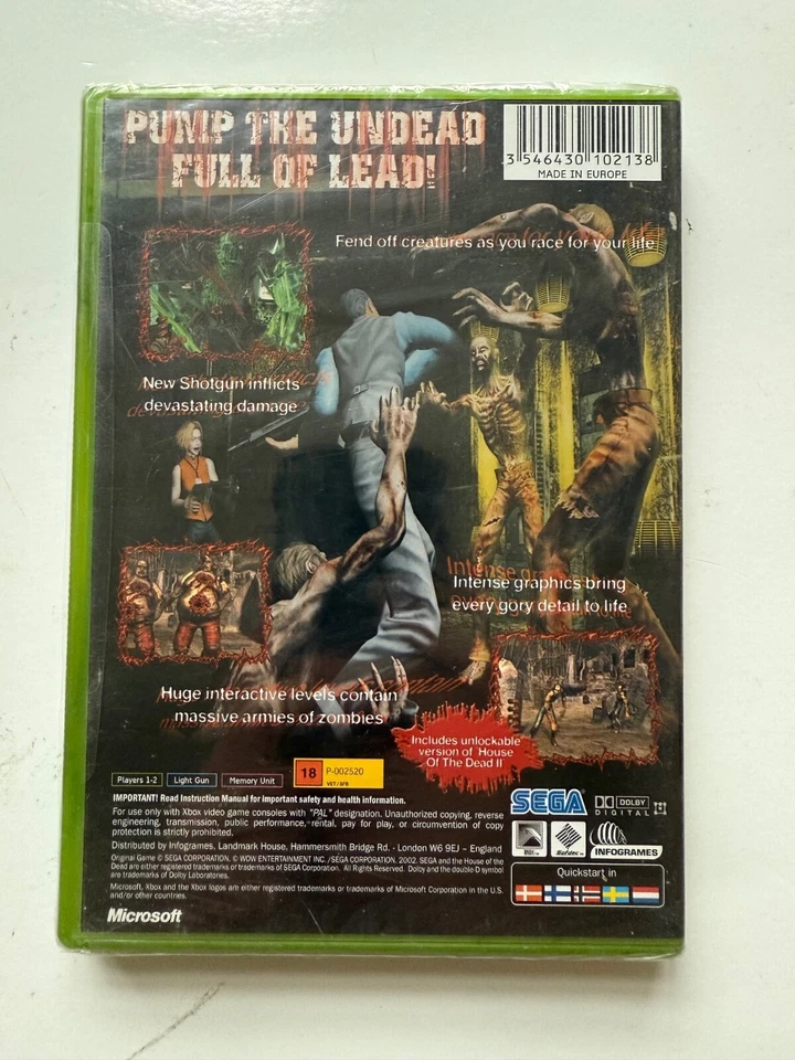 House of the Dead III Microsoft Xbox Import New Factory Sealed OOP Sega - Image 2 of 4