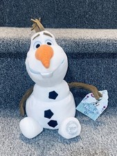 Disney Store Frozen 9" Olaf plush toy NWT Patch On Foot Stuffed Animal Doll Kids