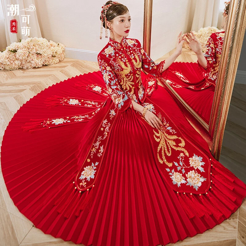 Abito da sposa sales tradizionale cinese