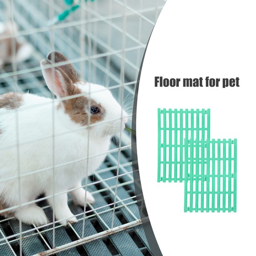 2 Pcs Rabbit Cage Mat Net Pet Mats for Wear-resistant Floor Pads - Picture 2 of 12