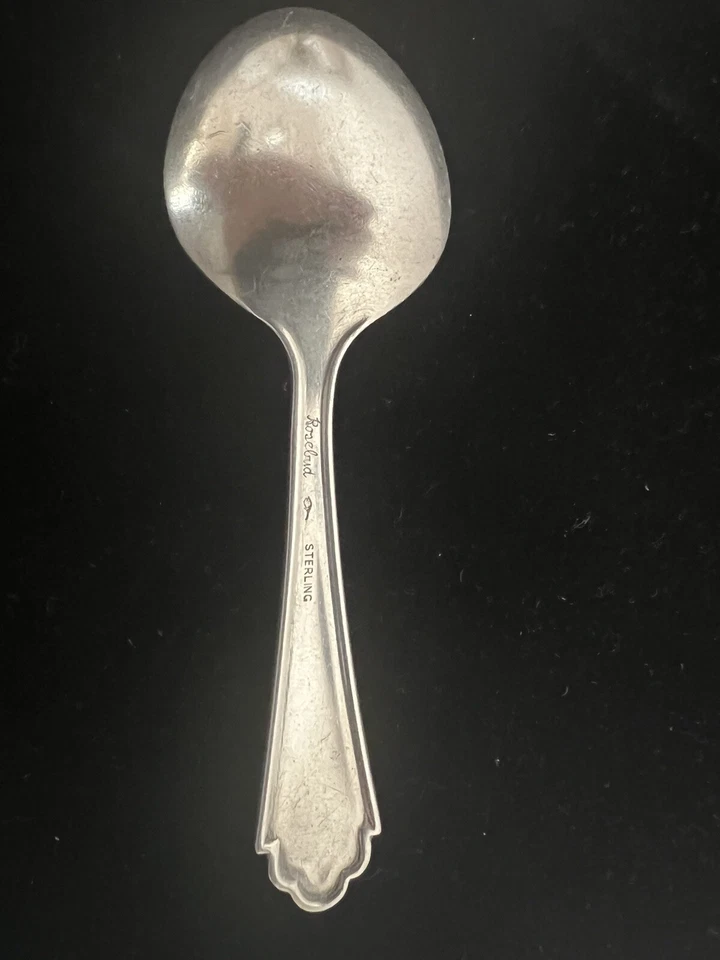 Cuchara infantil plata de ley patrón Rosebud 7184 Foto 3 de 4