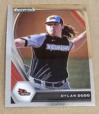 2021 Panini Prizm Draft Picks Baseball Dylan Dodd Rookie #PDP96 Atlanta Braves