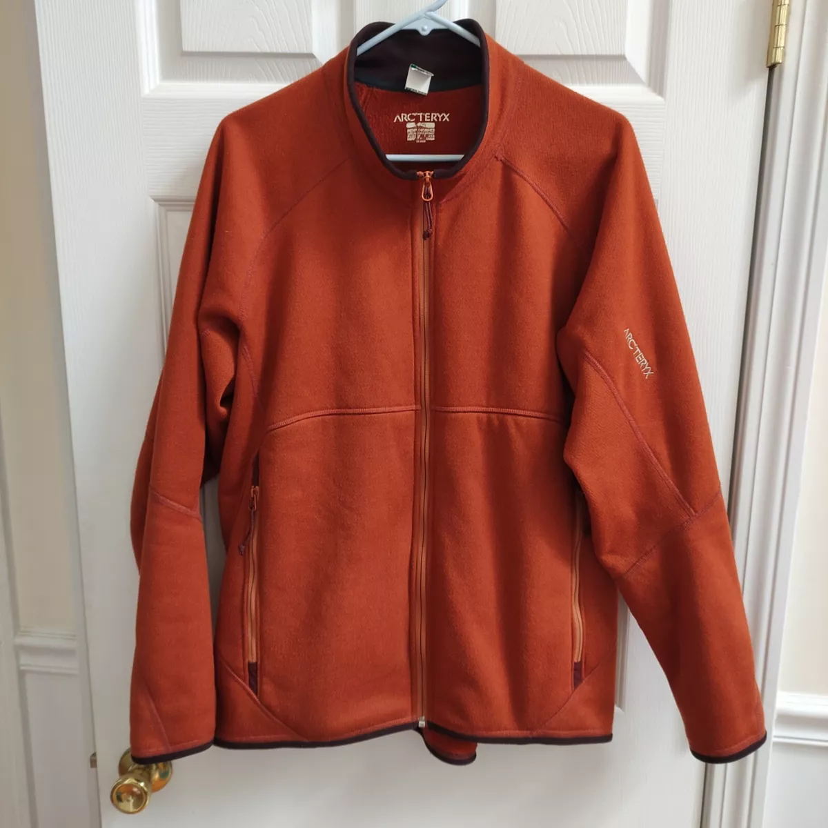 Arcteryx Arc'teryx Polartec Fleece Jacket Full Zip Made in Canada Orange  men's L