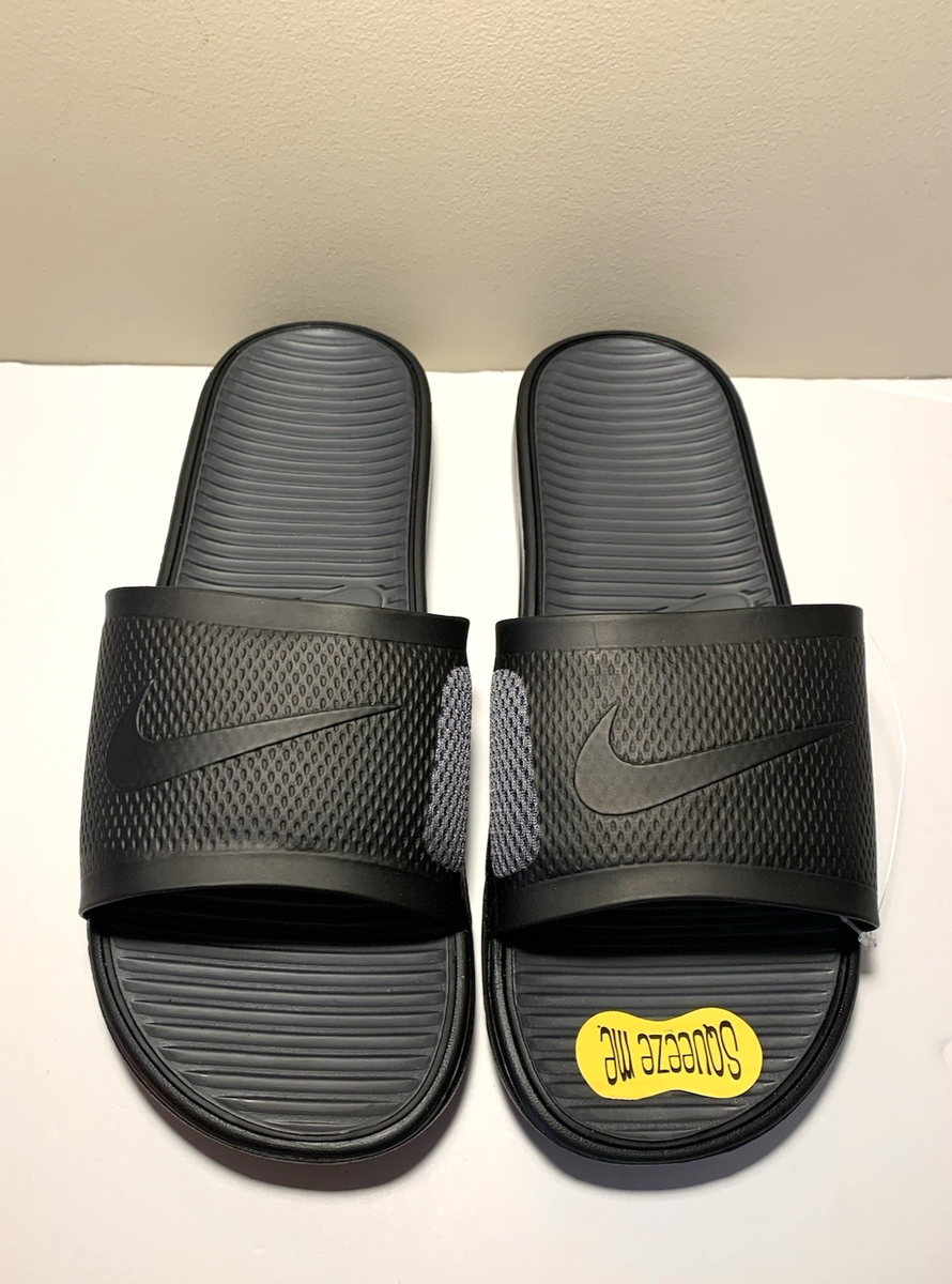 Nike Benassi Solarsoft Men's Size 12 Slides Sandals Black