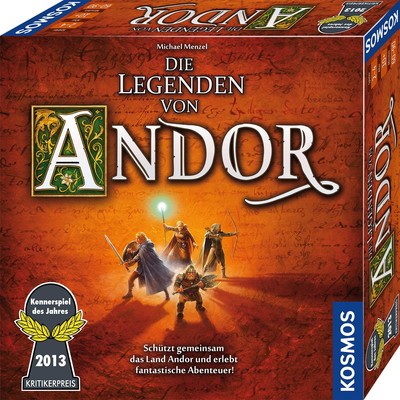 KOSMOS 691745 Die Legenden von Andor - Das Grundspiel Kennerspiel des Jahres ...