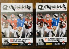 2021 Panini Chronicles Football Draft Picks 2 Blaster boxes -Exclusive Parallels