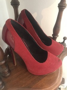 ladies red shoes size 7