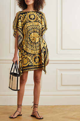 Beach Dress Multicolor Short Dress Midi Lenght Polyester Women | eBay