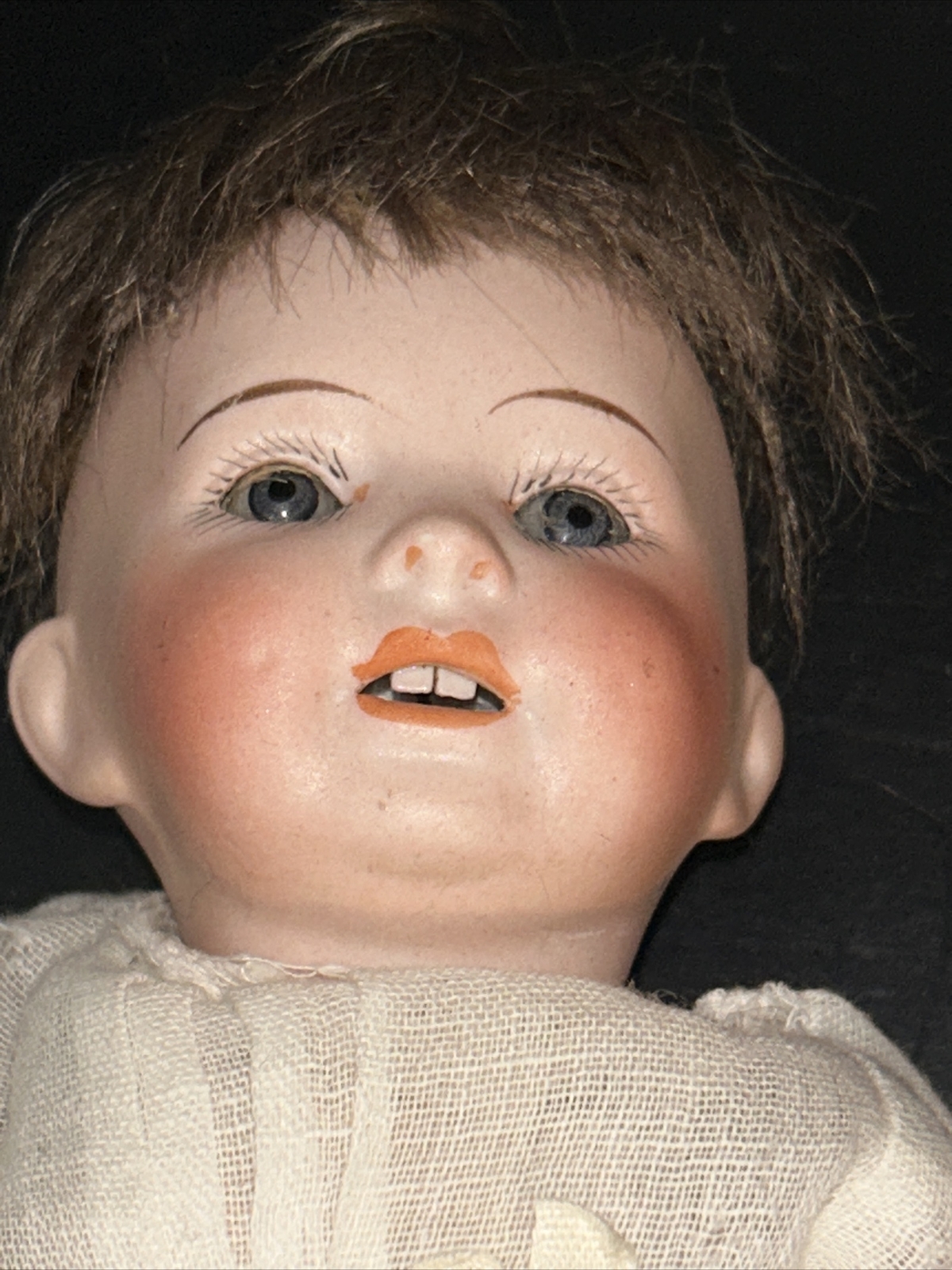 9" RARE SQUARE TEETH 199 KESTNER? Antique Bisque Doll Germany Original