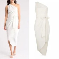 NWOT Ted Baker Gabie Faux Wrap Belted Midi Dress Fully Lined TB 1 US 2-4