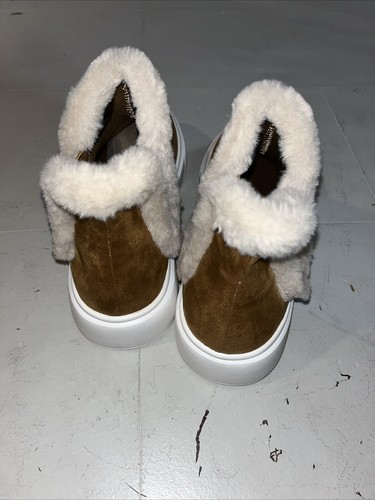 Nine West bequeme 2 Plateau-Booties mit Fellfutter für Damen - kastanienbraun - neu Größe 6,5 - Bild 3 von 3
