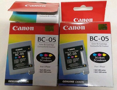 Canon BC-05 0885A003 Tri-Color Ink Cartridges Genuine OEM Original | eBay