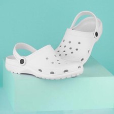 Womens Sandals White Adults Ladies Mule Clog Lightweight EVA SIZE
