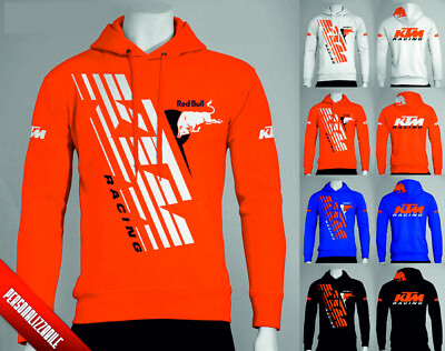 Felpa con cappuccio KTM personalizzata uomo-donna-bambino | eBay