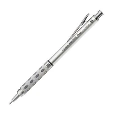 Pentel GraphGear 1000 Precision Drafting Mechanical Pencil 0.5mm Silver/Gray