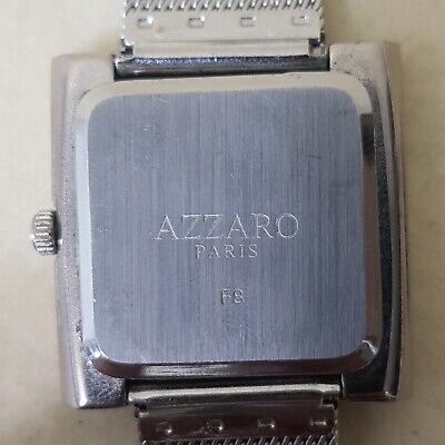 Azzaro Quartz Analog Watch Silver Dial Stainless Steel Azzaro Quartz Analog Watch Silver Dial Stainless Steel