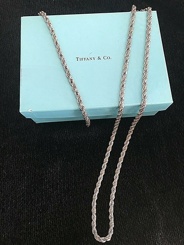 18K Gold Twisted Rope Necklace 