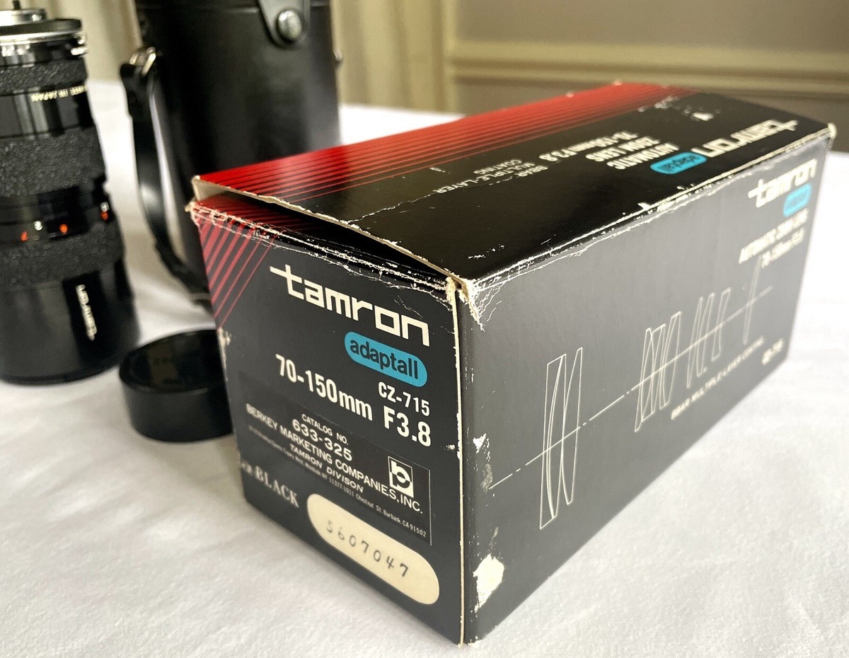 1979 Tamron Adaptall Zoom Camera Lens, Macro 70-150mm f/3.5 BBAR