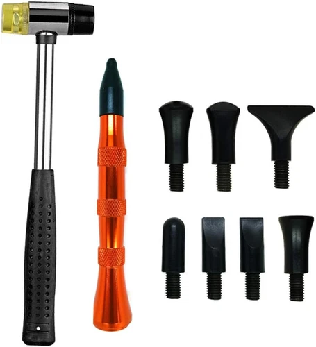 10PCS Dent Removal Tap down Tools Paintless Dent Repair Tools Kit Dent Fix Tools