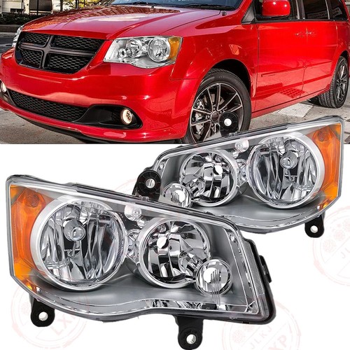 2Pcs Headlight For 2008-2016 Chrysler Town&Country 2011-2020 Dodge Grand Caravan - Foto 12