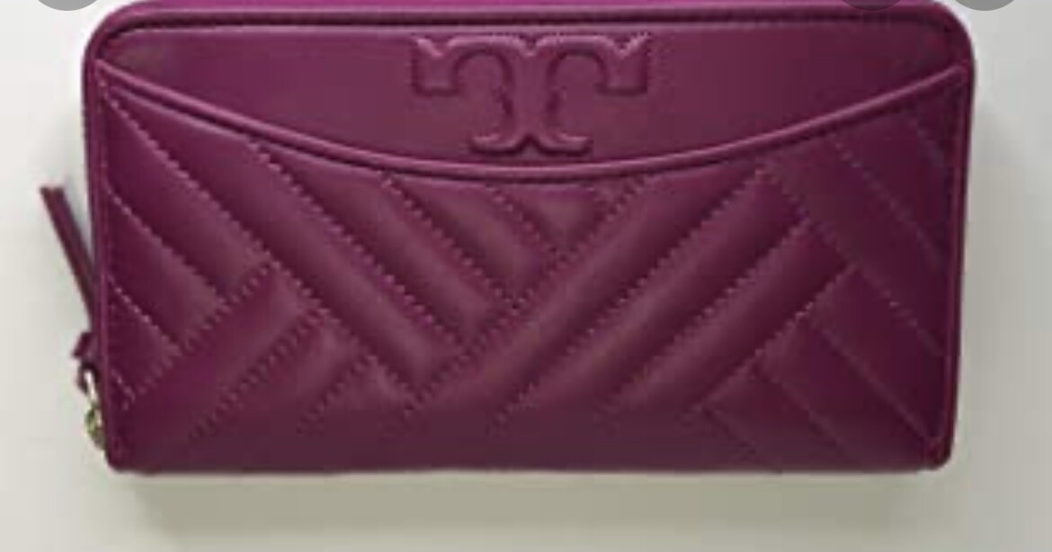 Brand New Authentic Tory Burch Alexa Continental Zip Wallet -Party Fuchsia