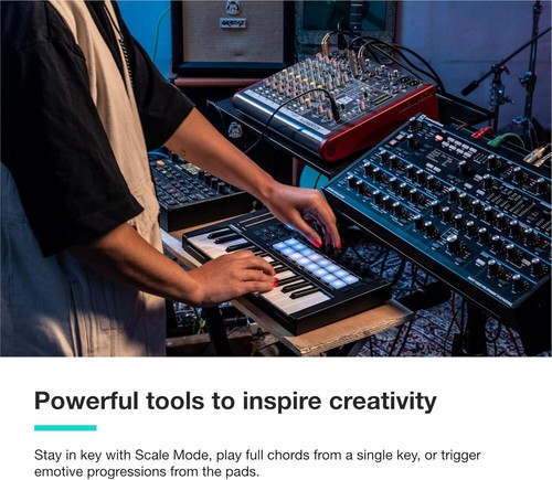 Novation Launchkey Mini Mk3 25 Mini-key Midi Keyboard Controller - Picture 6 of 7
