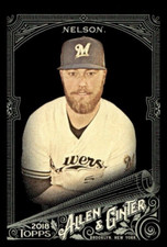 2018 TOPPS ALLEN GINTER X BASEBALL BASE CARD #122 JIMMY NELSON BREWERS
