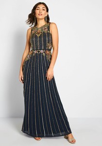 modcloth floral maxi dress