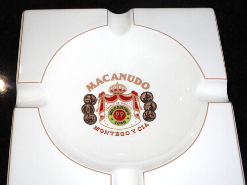 Macanudo Fine Bone China Aschenbecher unbenutzt schön ausgefallen - Bild 6 von 6