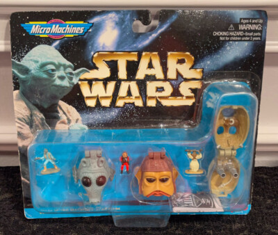 Star Wars Micro Machines Mini Head Pods Collection On Card #2 (Galoob 1996) VTG