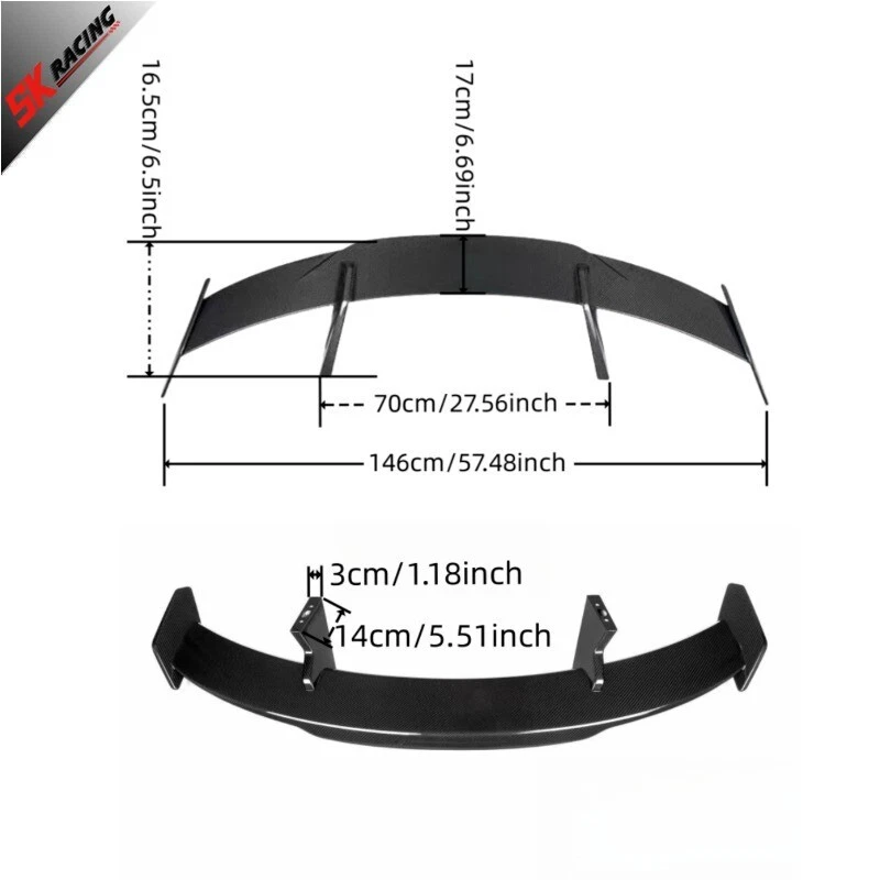 Alerón trasero de fibra de carbono para Aston Martin cupé DB9 DBS 2005-2016 Foto 2 de 4